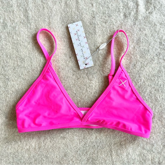 Boutine LA Swim Nwt Boutine La Hot Pink Fitted Top Poshmark